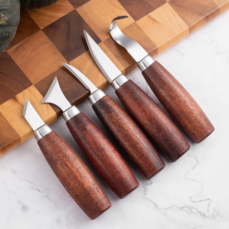 Wood Chisel Set - 5-delige set houtsnijbeitels - Professionele houtbewerkingsgereedschappen