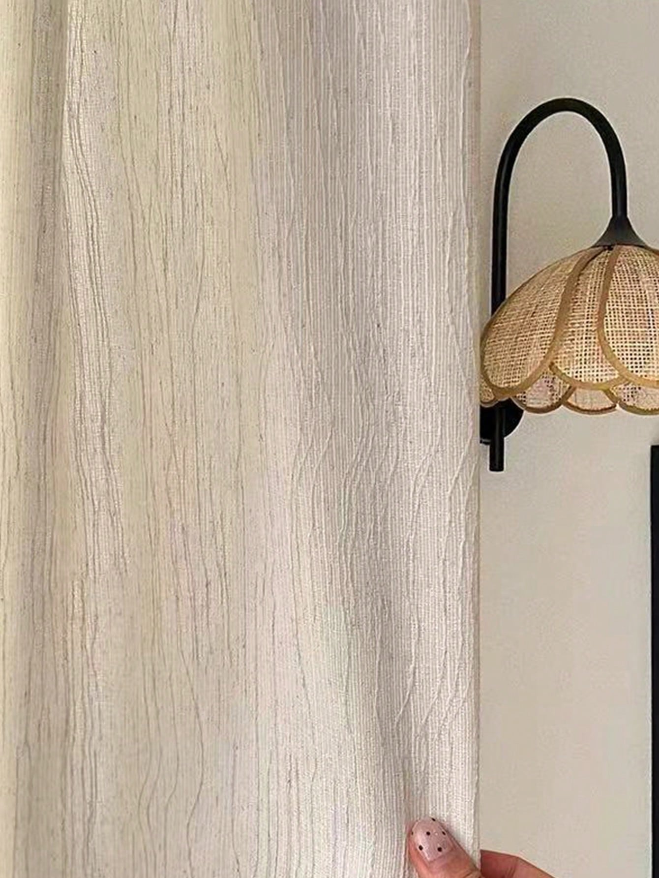 Woodworking Art - 1PC lichtbeige houten textuur transparant niet-persoonlijk
