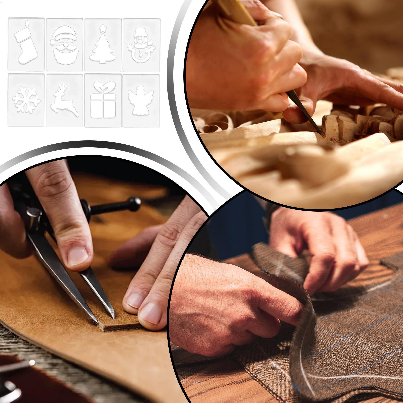 Woodworking Templates - Kerst stencil draagbare houtbewerking stencils vakantie