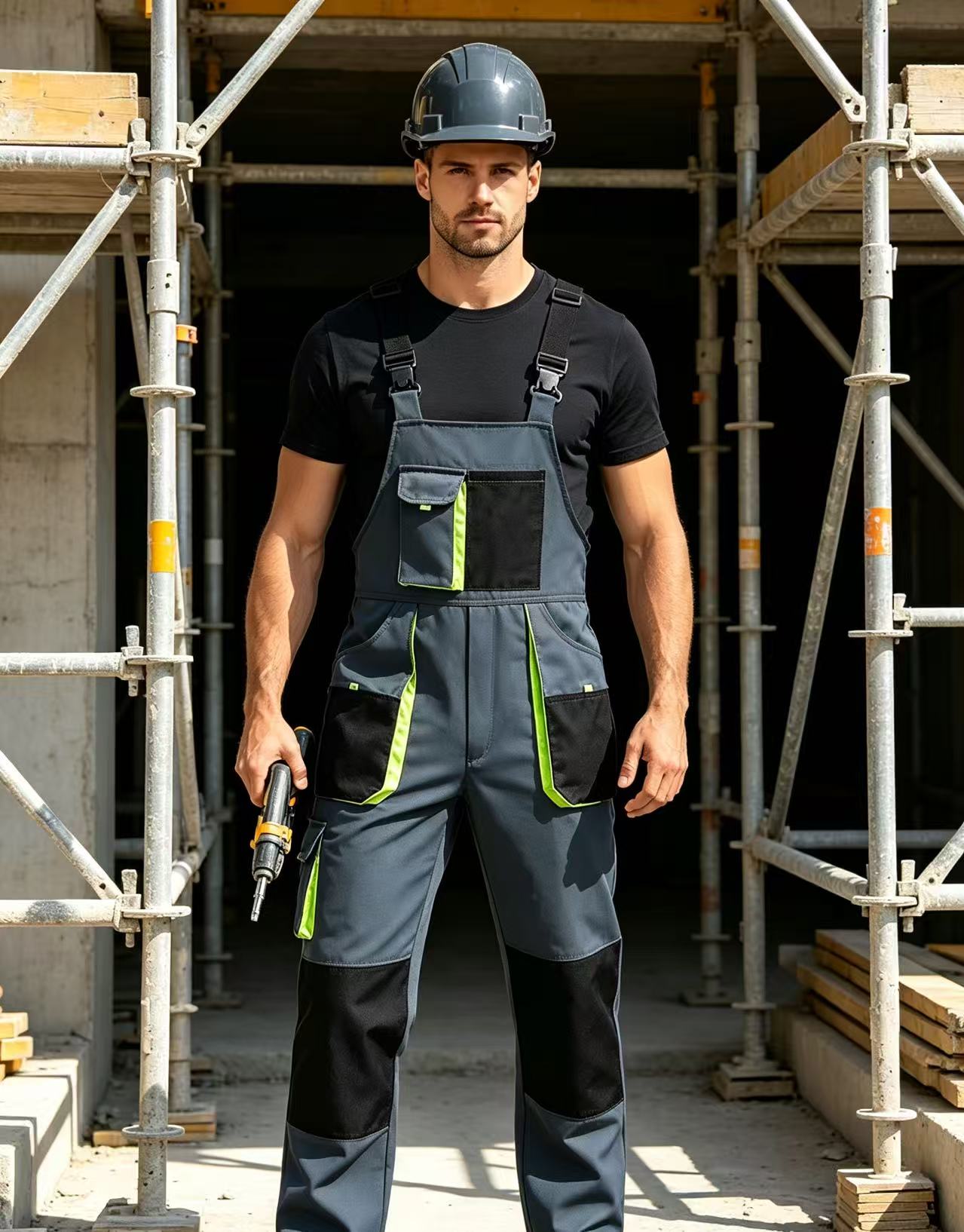 Woodworking Overalls - Werkpakken voor heren met verstelbare schouderbanden,