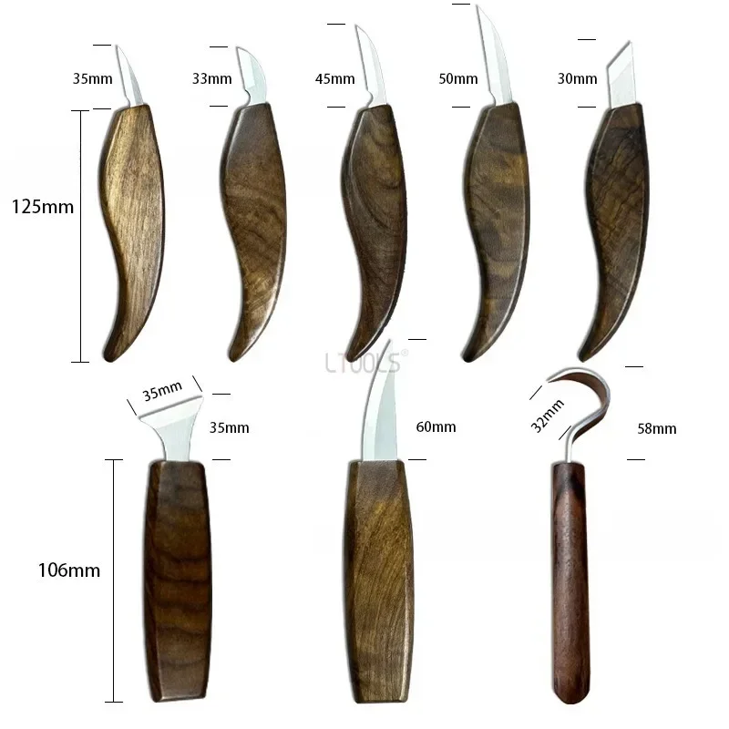 Wood Chisel Set - Nieuwe Mini Houtbewerking Vleesmes Set Professionele