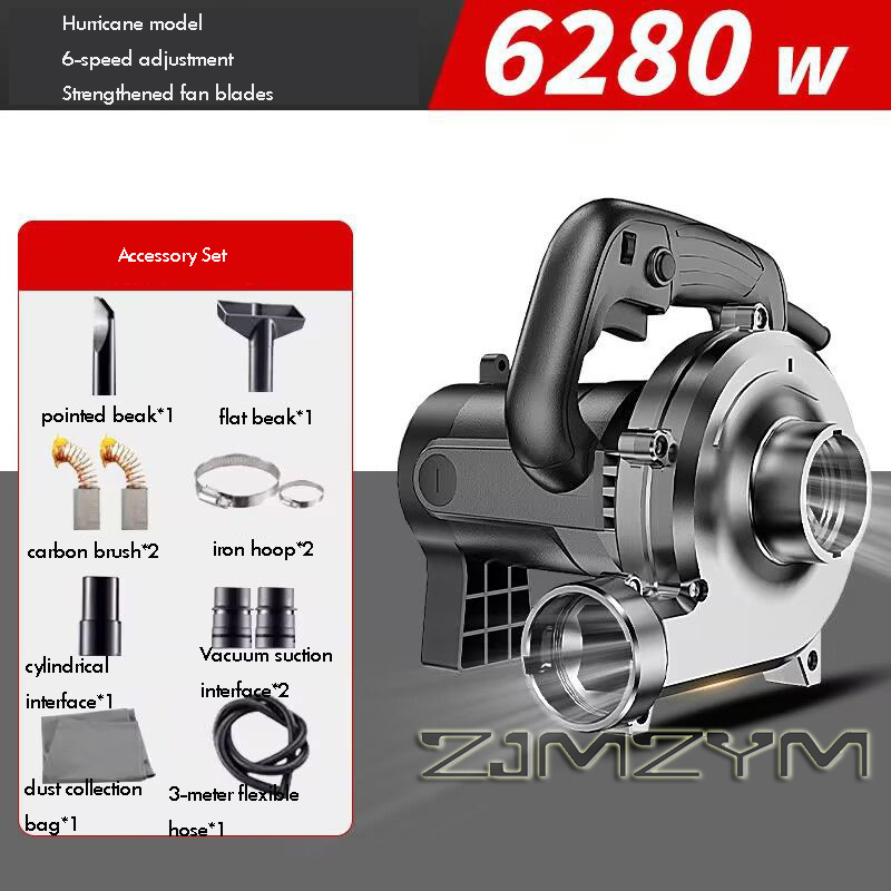 Vacuum Woodworking - 6280W 3M-6M-8M Industriële Stofafscheider High-Power Stofzuiger