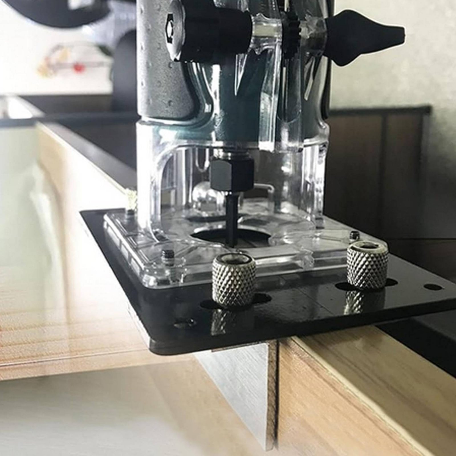 Woodworking Templates - Verborgen connectormal Multifunctionele meubelsleufmal Sleufsnijmal Draagbaar