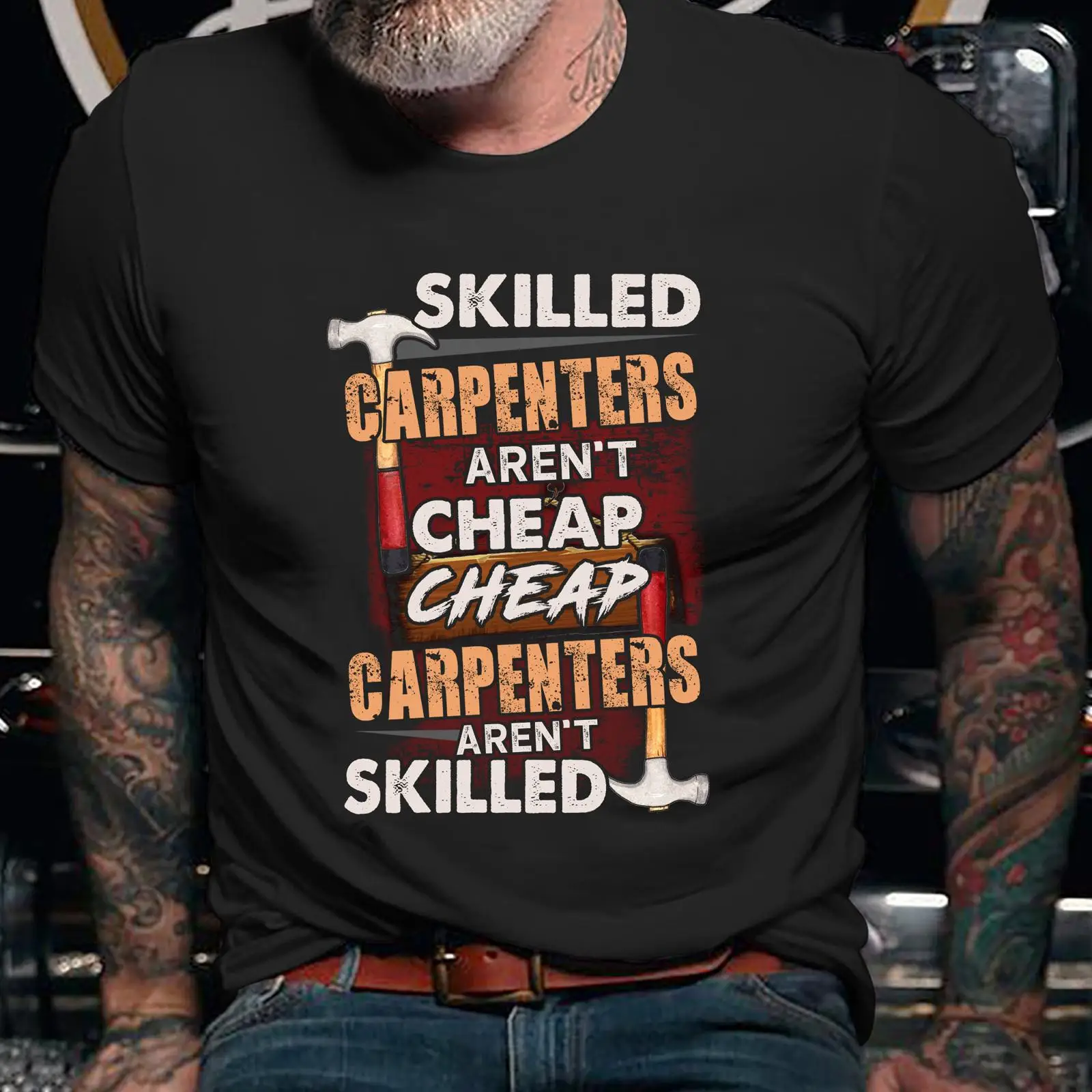 Woodworking Quotes Funny - Geschoolde timmerlieden zijn niet goedkoop Grappig
