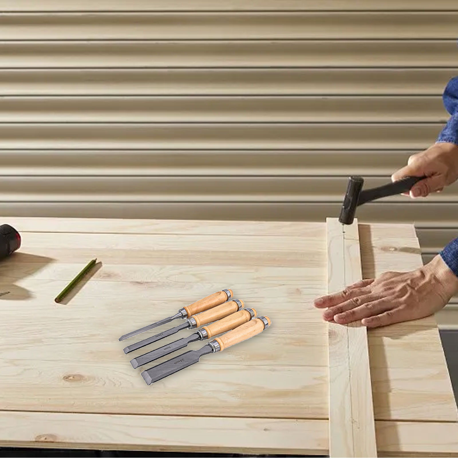 Lengte mes ongeveer 12 cm Snij - Wood Chisel Set recensie en prijs