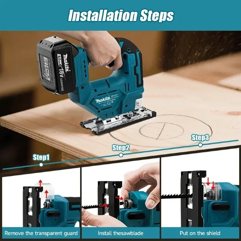 Makita DJV182 borstelloze elek - Woodworking Asmr recensie en prijs