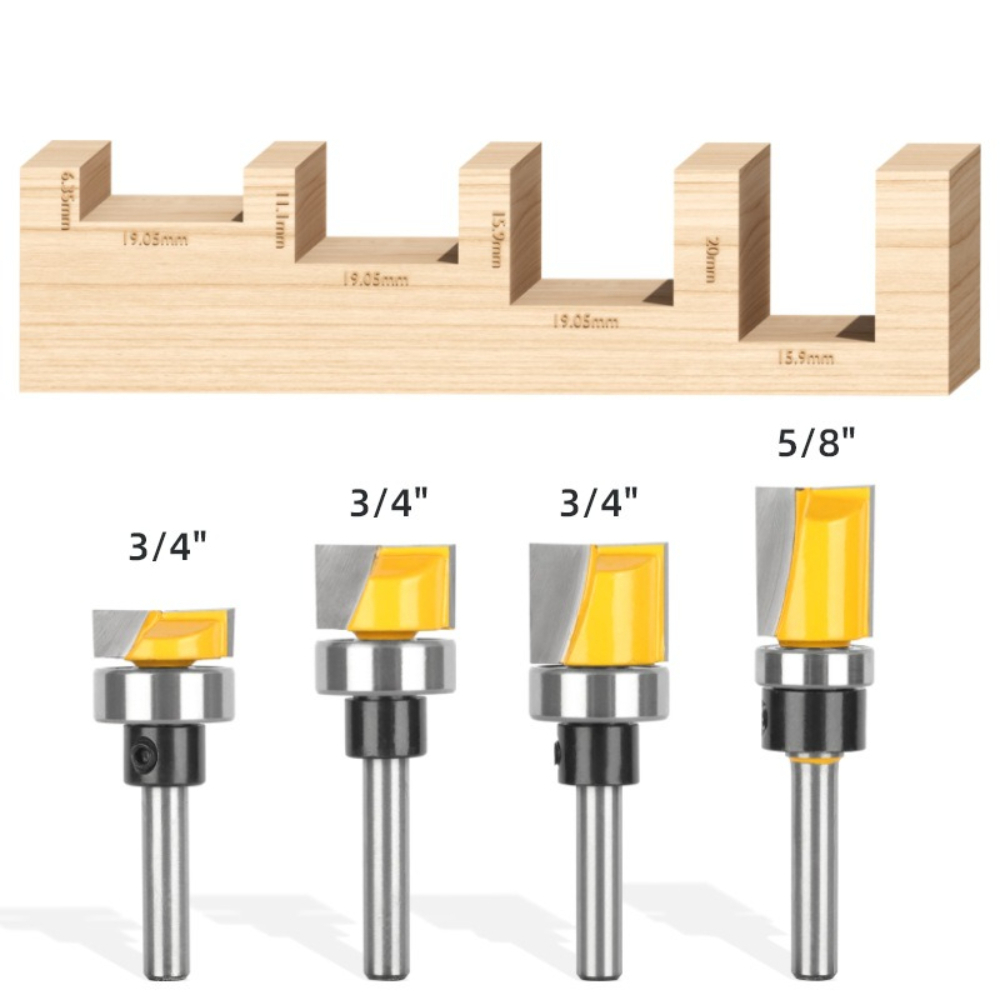 1/4 inch schacht freesfrees me - Woodworking Templates recensie en prijs
