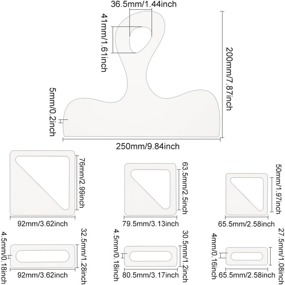 7-delige Charcuterie-sjabloon  - Woodworking Templates recensie en prijs