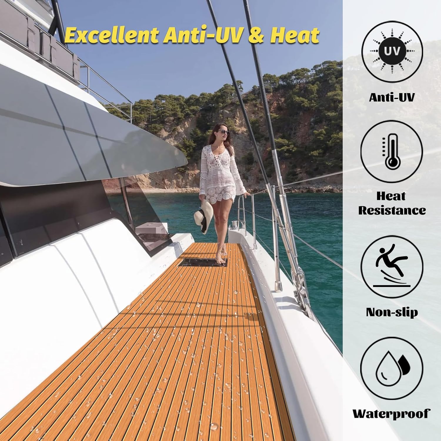 2400x45cm Marine EVA Foam Boot - Woodworking Glue recensie en prijs