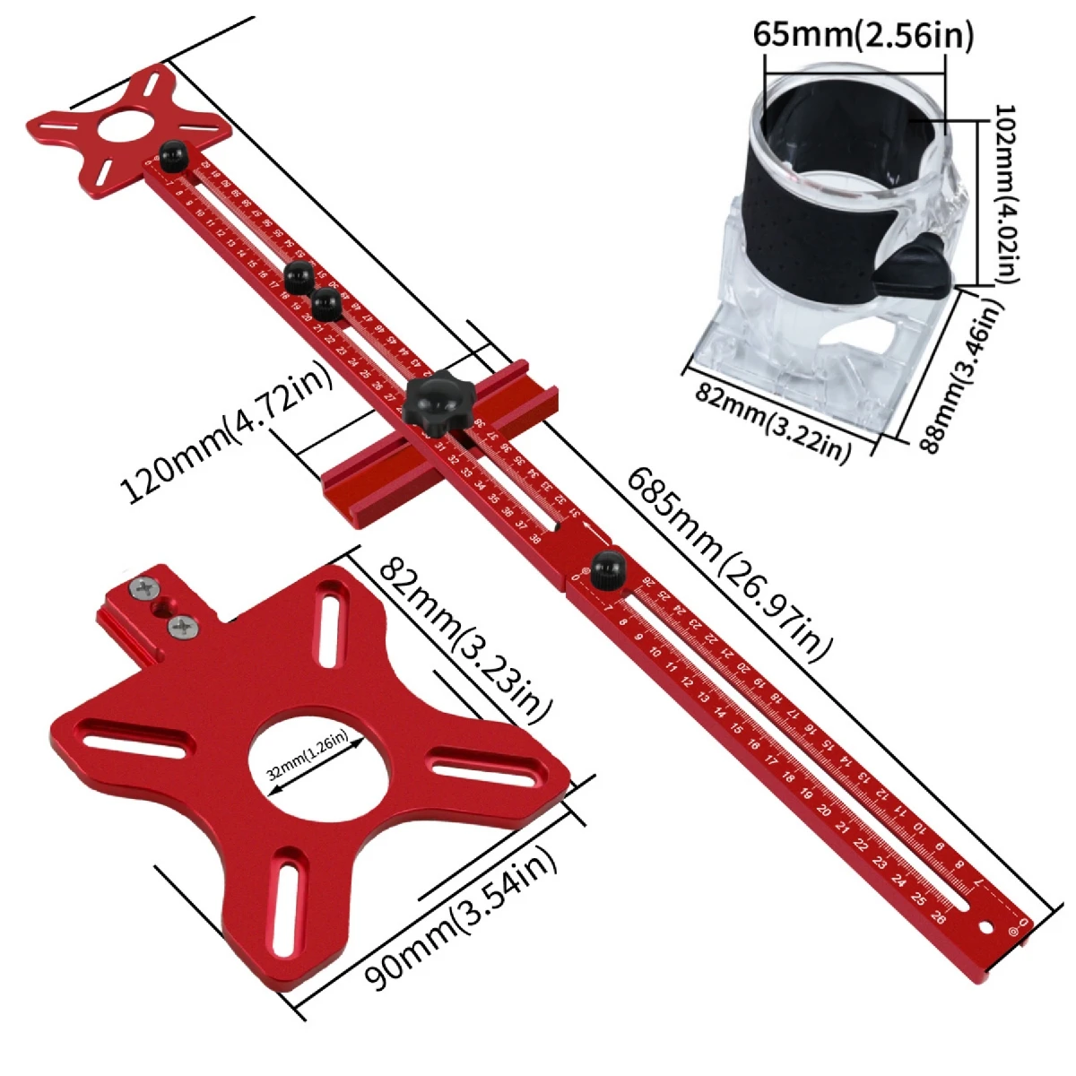 3-in-1 verstelbare aluminium g - Woodworking Asmr recensie en prijs