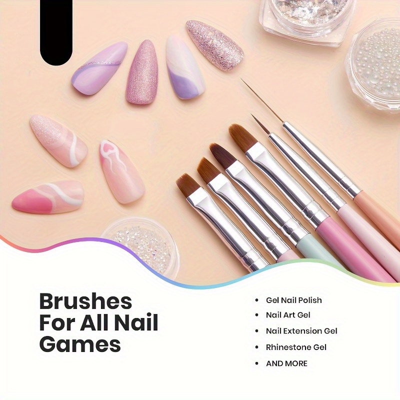 6-delige nagelkunstborstelset, - Wood Chisel Set recensie en prijs