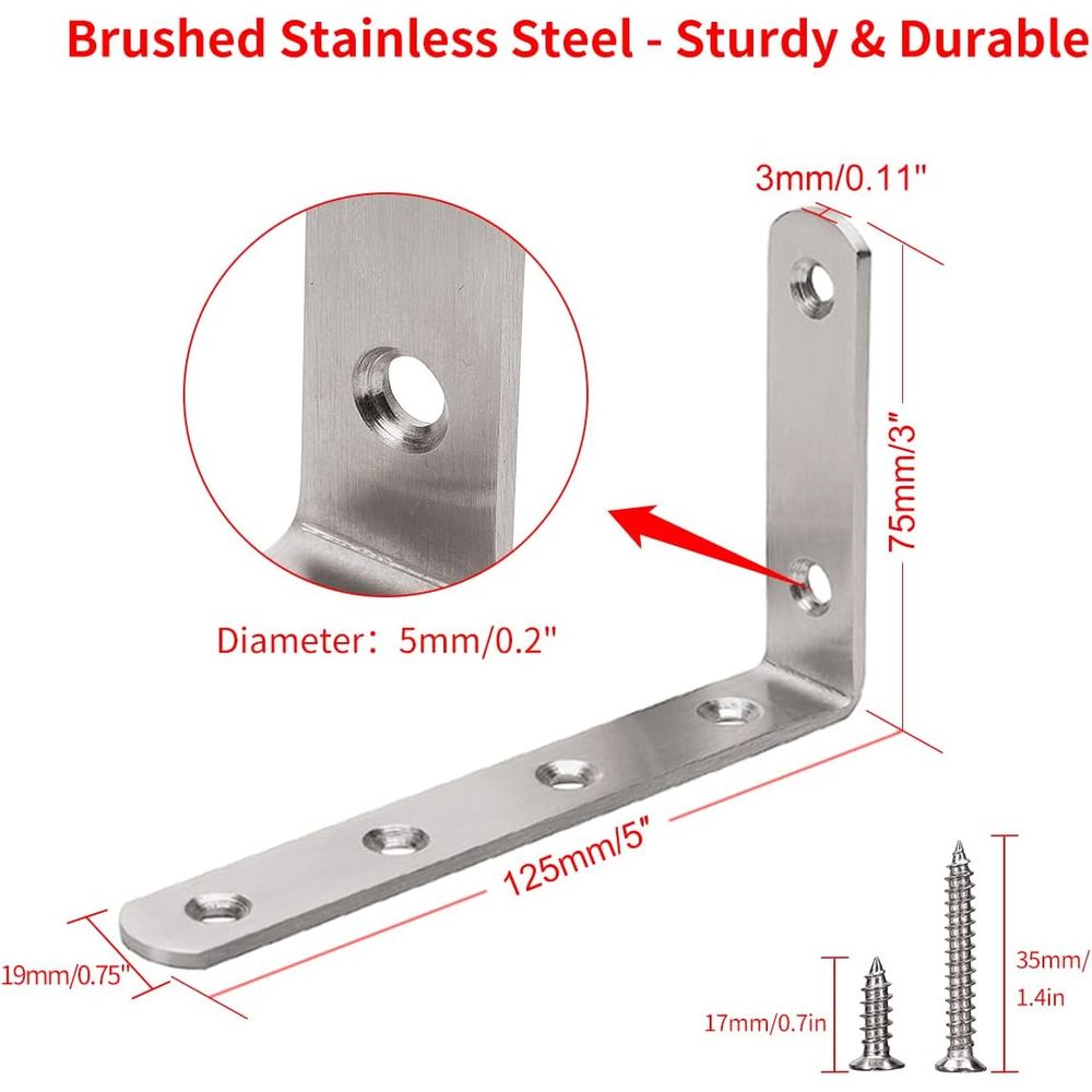 5 x 3 zware roestvrijstalen sc - Woodworking X Brace recensie en prijs