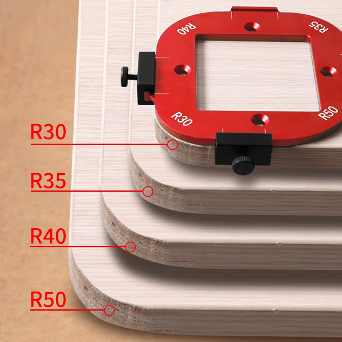 Aluminium Ronde Hoekradius Sja - Woodworking Templates recensie en prijs