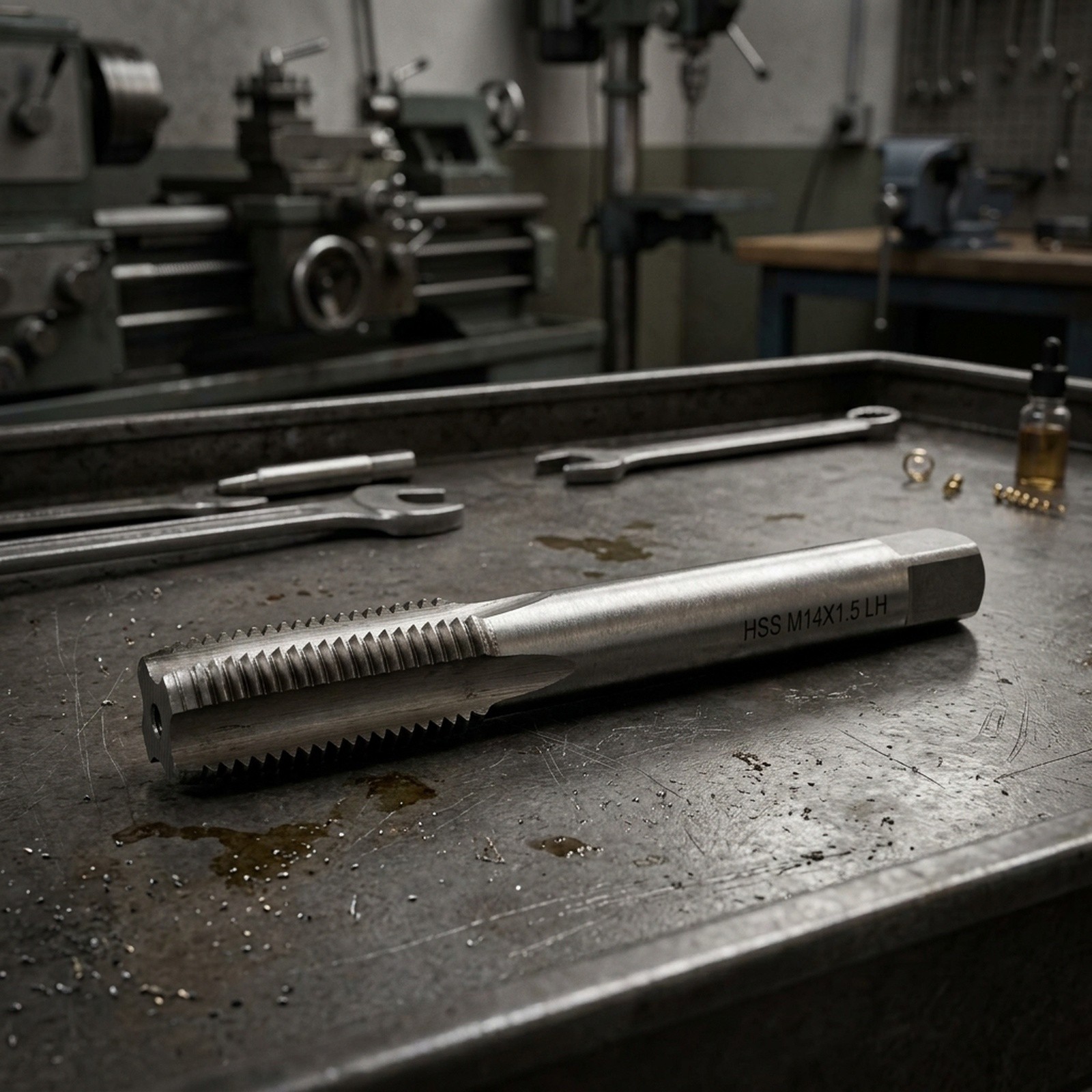 Metrische linkse tap voor M14  - Woodworking Overalls recensie en prijs