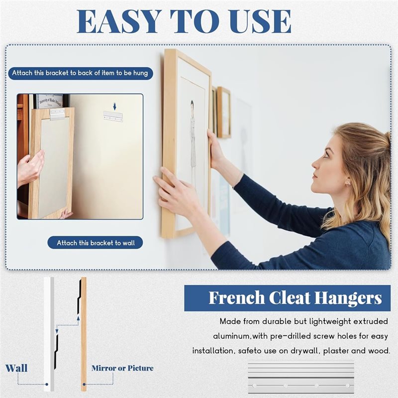 Franse klemhanger 6 inch heavy - Woodworking French Cleat recensie en prijs