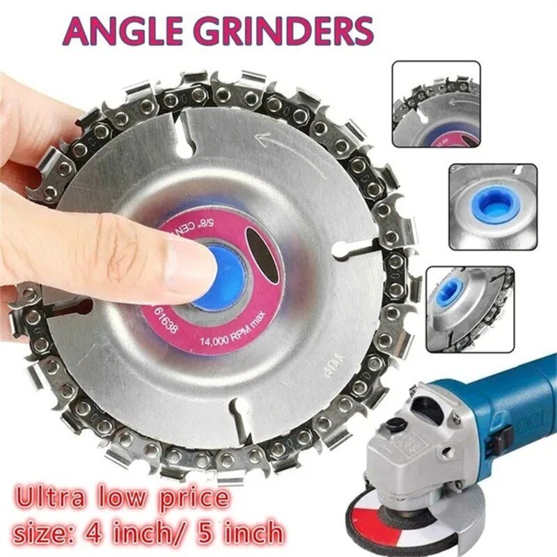 4 Inch 22 Tanden Kettingzaagbl - Woodworking Asmr recensie en prijs