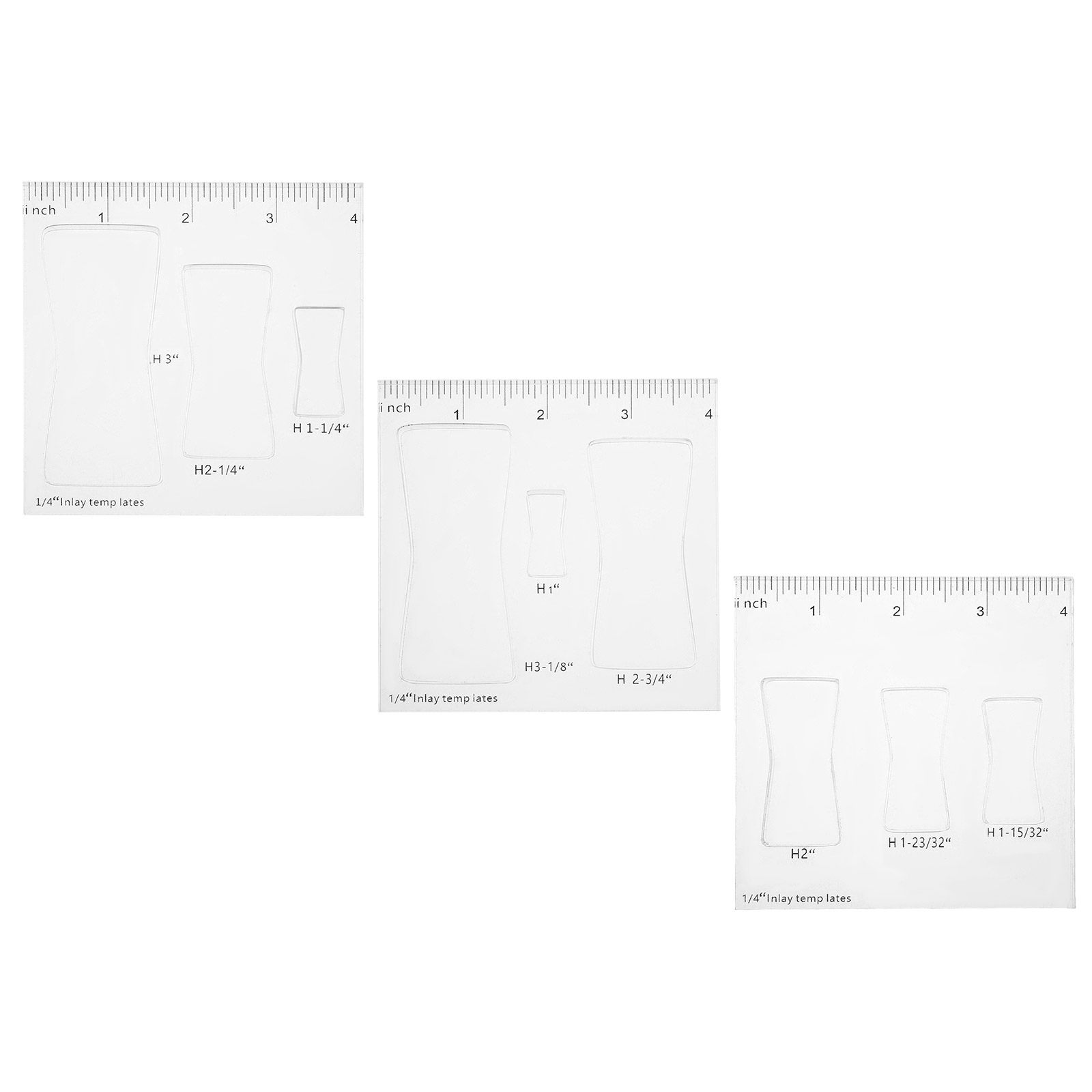 3 stuks houtbewerking 1 set kl - Woodworking Templates recensie en prijs